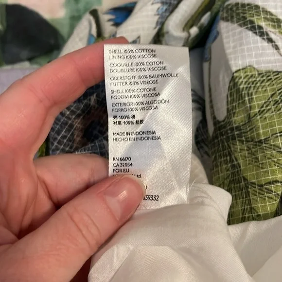 Anthropologie Maeve Beaujardin Floral Smocked Maxi Dress Cream Size Medium - Picture 14 of 14